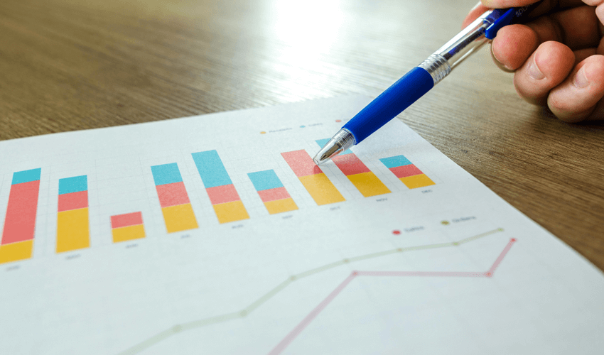 A clear illustration explaining the concept of investing for beginners with icons for stocks and bonds.
